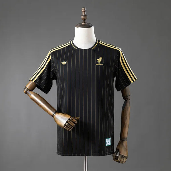 Mexico Terrace Icons T-Shirt Black 2026 World Cup Football Kit Soccer Shirt PalmSportss