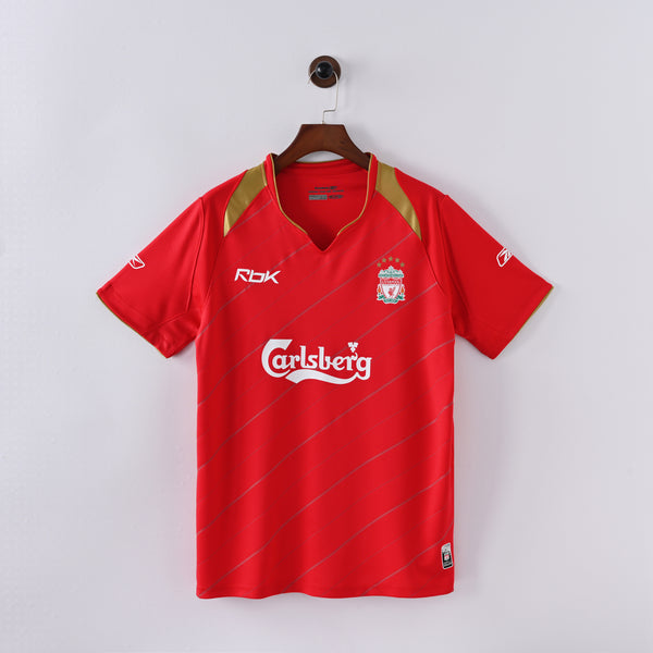 Retro Liver Jersey 2005-06 Home Football KIt Soccer shirt