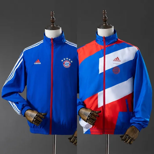 Bayern Munich Windbreaker 2025/26 Reversible Football Kit - PalmSportss