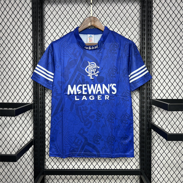 Retro Rangers Home Kit 1994 1996 Football Jersey