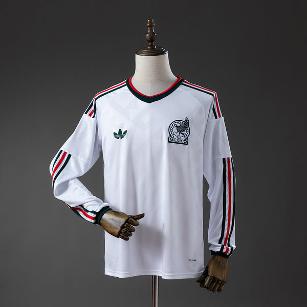Mexico Away Jersey 2026 World Cup Long Sleeves Football Kit Soccer Shirt