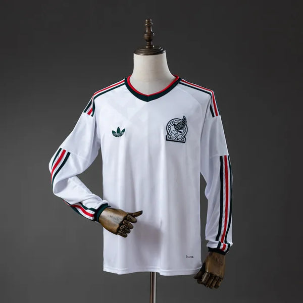 Mexico Away Jersey 2026 World Cup Long Sleeves Football Kit Soccer Shirt PalmSportss