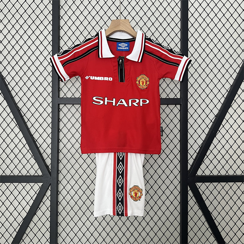 Retro Kids Man United Home Jersey 98/99