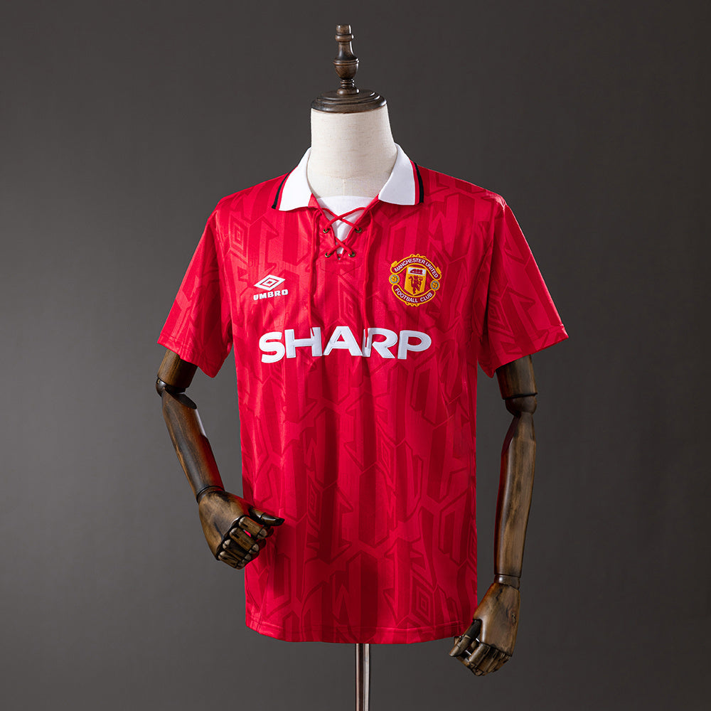 Man United Jersey 1992-94 Home Retro Football Kit