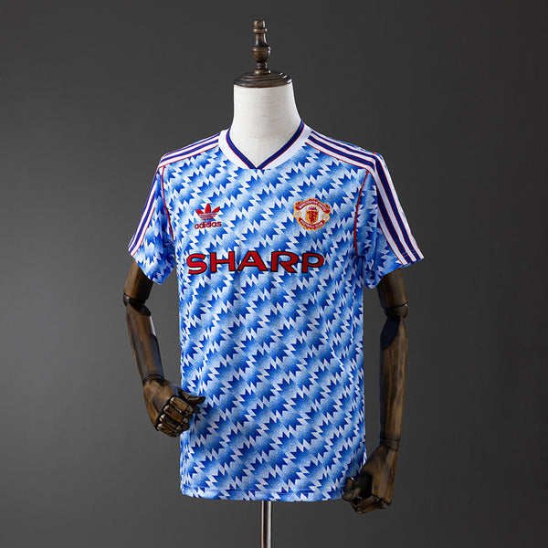 Man United Jersey 1990-92 Away Retro Football Kit