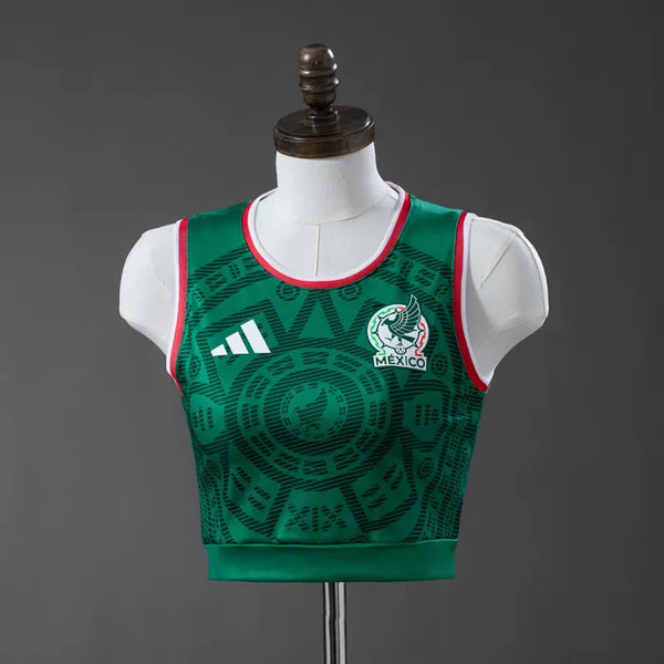 Women Mexico Home Vest 2026 World Cup Football Kit Soccer Shirt PalmSportss