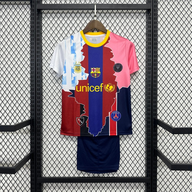 Kids Messi Jersey All Club Team 25/26 Football Kit Soccer Jersey