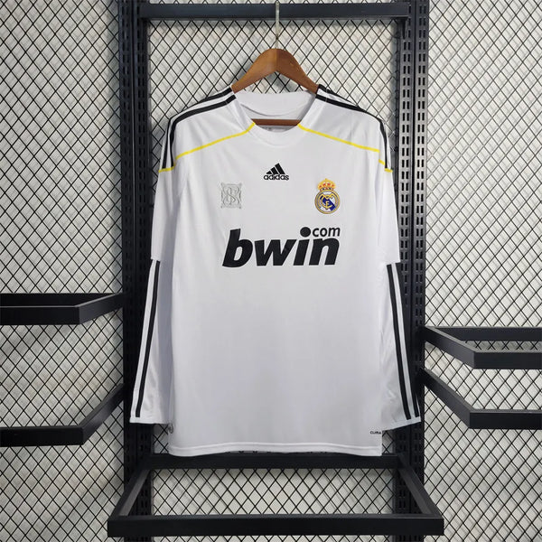 Retro 09/10 Real Madrid Home Jersey Long Sleeves