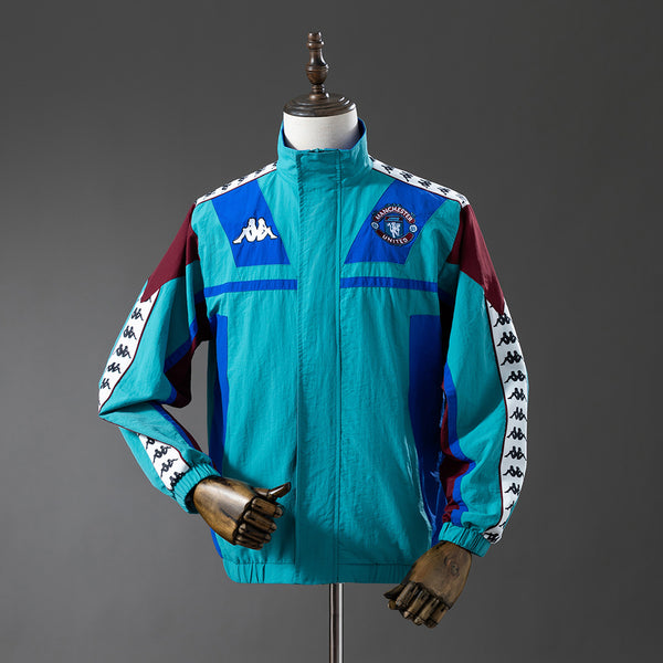 Manchester United Windbreaker 2025/26 Green Football Kit