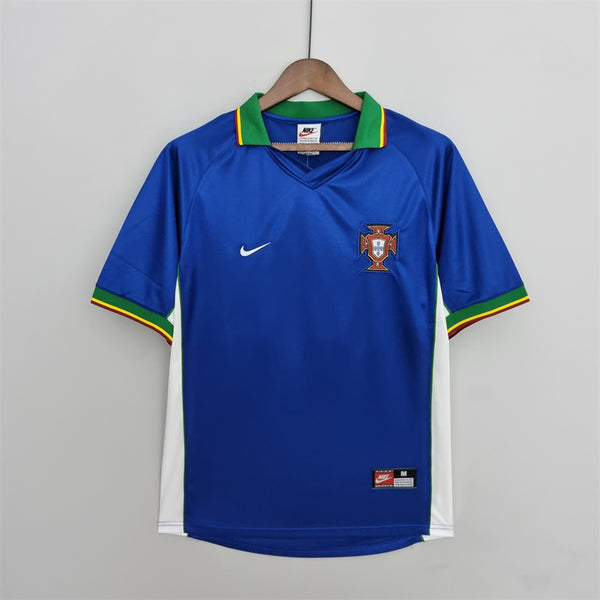 Portugal Jersey Away kit 1998 Retro Football Team Soccer Shirt