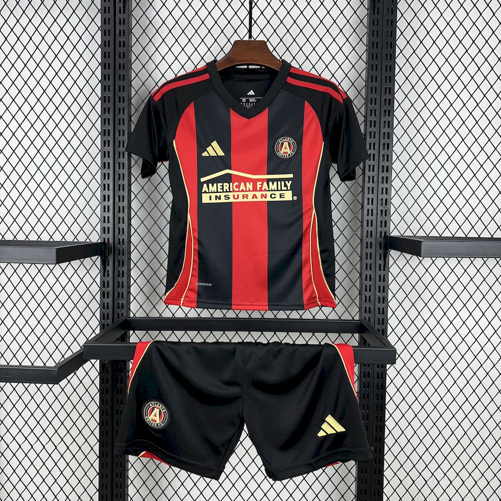 Kids Atlanta United Jersey 25/26 Home Football Kit Soccer Jersey