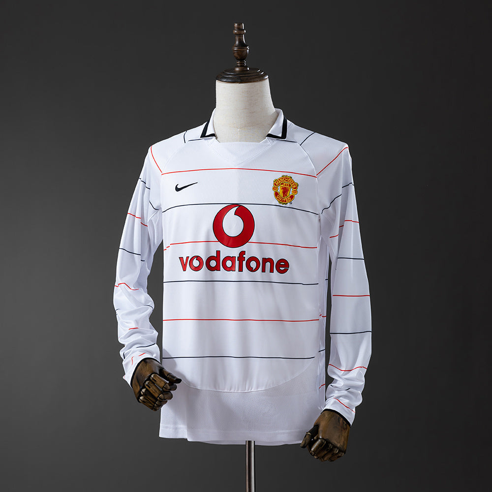 Man United Jersey 2003-05 Third Retro Kit Long Sleeves