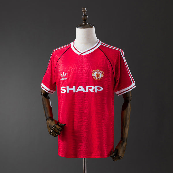 Man United Jersey 1990-92 Home Retro Football Kit