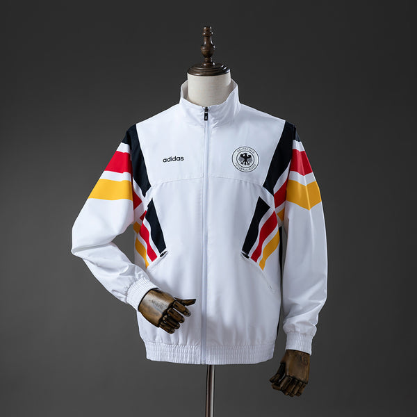 Germany Windbreaker 1996 White Football Soccer Jacket