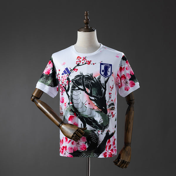 Japan Cherry Blossom And Dragon Jersey 2026 Football Kit Soccer Shirt