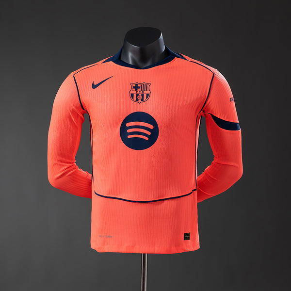Barcelona Jersey 25/26 Third Football Kit Player Version Long Sleeves
