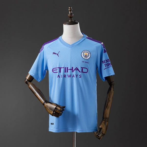 Manchester City Jersey 2019-20 Home Retro Football Kit