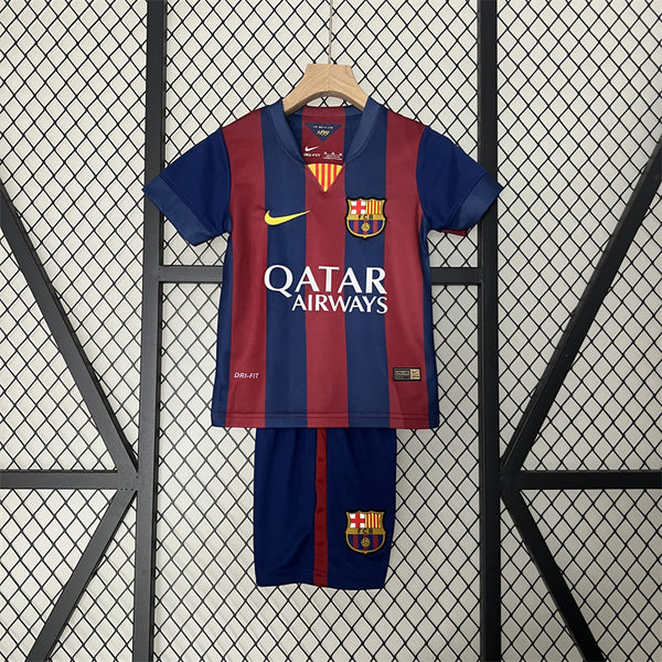 Retro Kids Barcelona Home Jersey 14/15