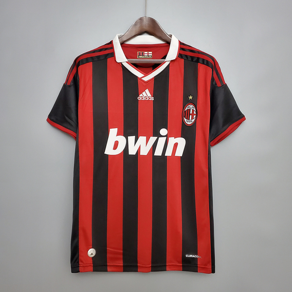 AC Milan Retro Jersey 2009/10 Home Football Jersey Soccer Shirt