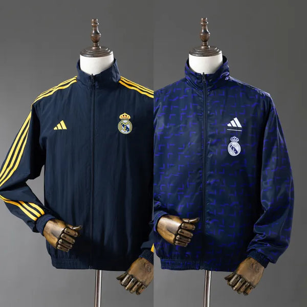 Real Madrid Windbreaker 2025/26 Reversible Football Kit - PalmSportss