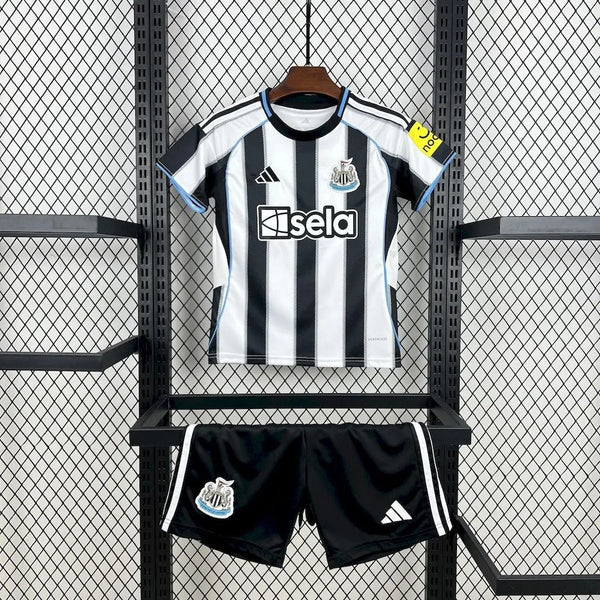 Kids Newcastle United Jersey 25/26 Home Football Kit Soccer Jersey