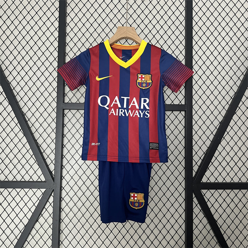 Retro Kids Barcelona Home Jersey 13/14