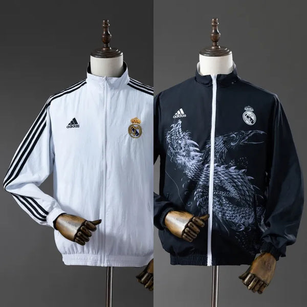 Real Madrid Windbreaker 2025/26 Reversible Football Kit - PalmSportss