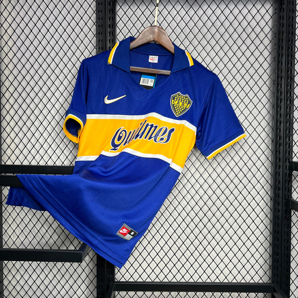 Retro Boca Juniors Jersey 1996-97 Home Football Kit Soccer Jersey