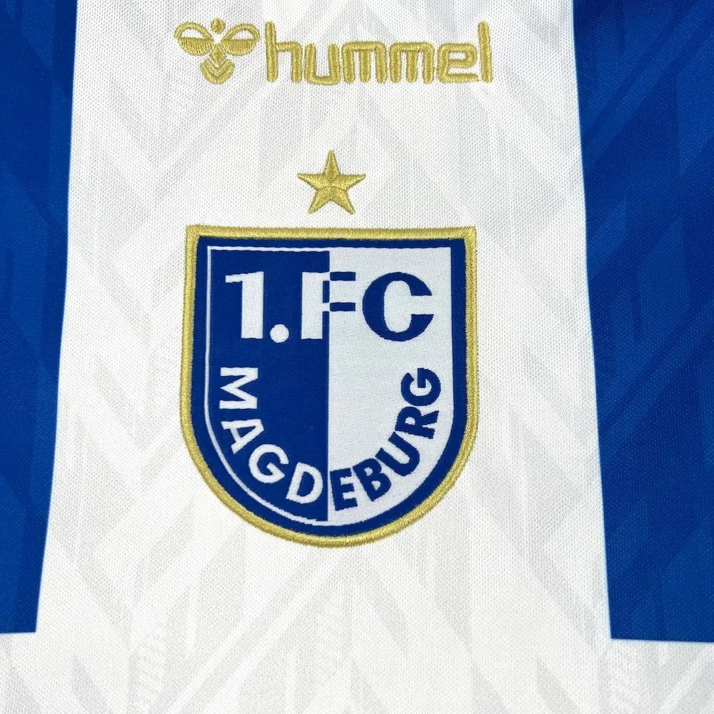 1. FC Magdeburg Jersey 25/26  Commemorative Football Kit Soccer Jersey