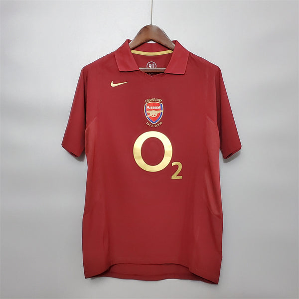 Arsenal Retro Jersey 2005 2006 Home Football Jersey Soccer Shirt