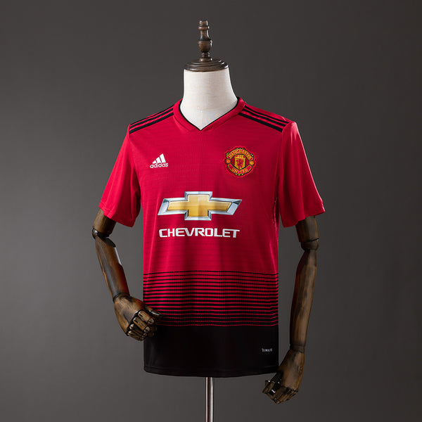 Man United Jersey 2018/19 Home Retro Football Kit
