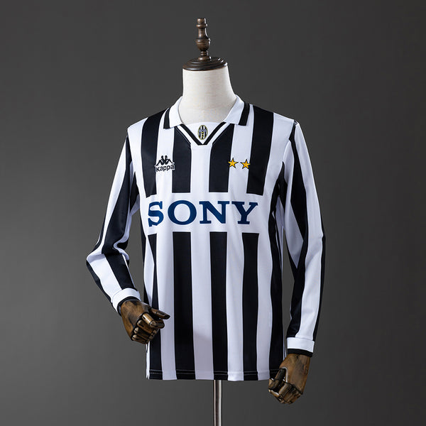 JUV Jersey 1996-97 Home Retro Kit Long Sleeves
