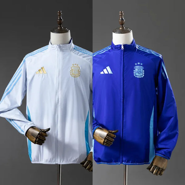Argentina Windbreaker 2025/26 Reversible Football Kit - PalmSportss
