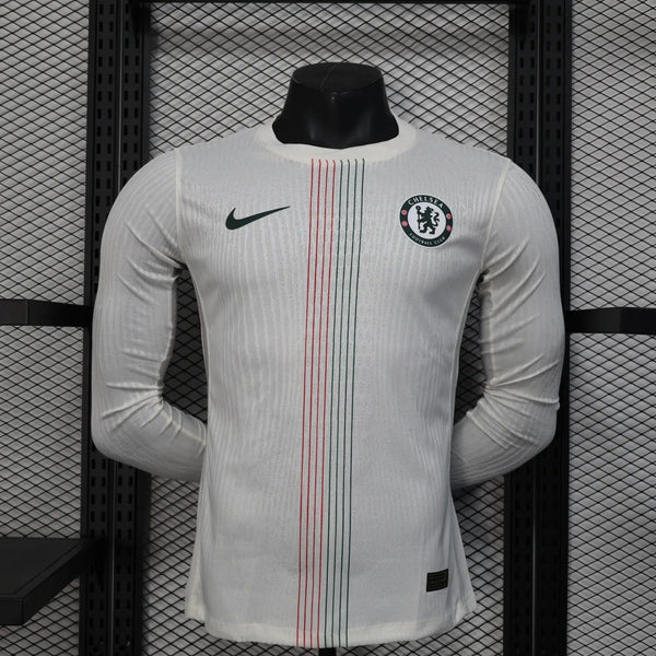 Player Version Chelsea Away Jersey 25/26 Long Sleeves Football Kit Soccer Jersey