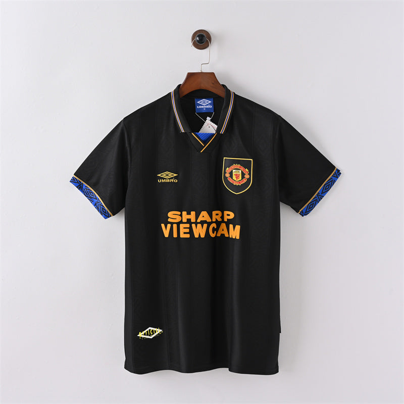 Retro Man United Jersey 1993-94 Away Football Kit Soccer Jersey