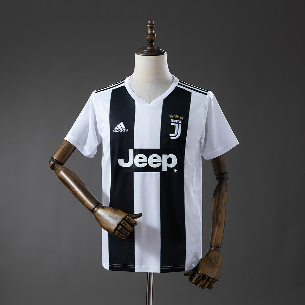JUV Home Jersey 2018-19 Retro Football Kit Soccer Shirt