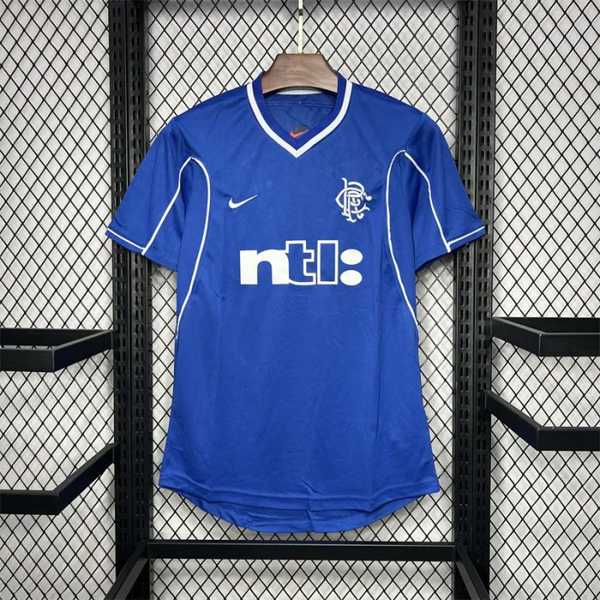 Retro Rangers Home Kit 1999 2001 Football Jersey