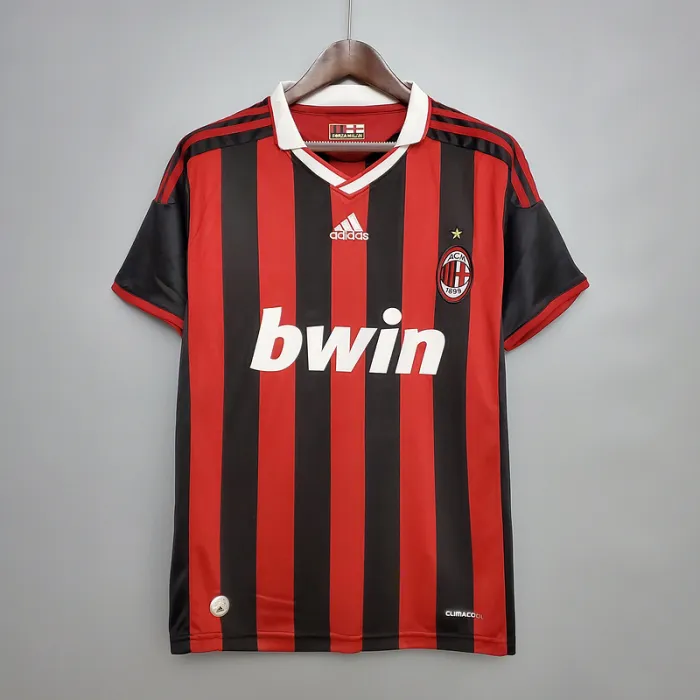 AC Milan Jersey Home Kit 2009 2010 Retro