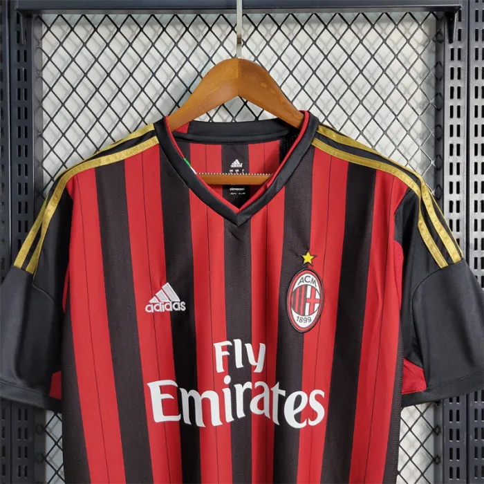 AC Milan Jersey Home Kit 2013 2014 Retro