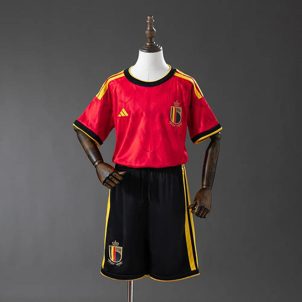Kids Belgium Jersey 2026 World Cup Home Football Kit My Store
