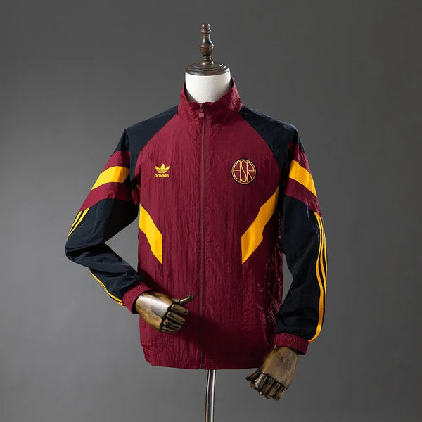 AS Roma Windbreaker 2025/26 Red Football Kit - PalmSportss