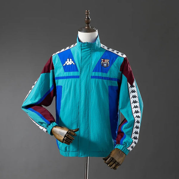 Barcelona Windbreaker 2025/26 Green Football Kit - PalmSportss
