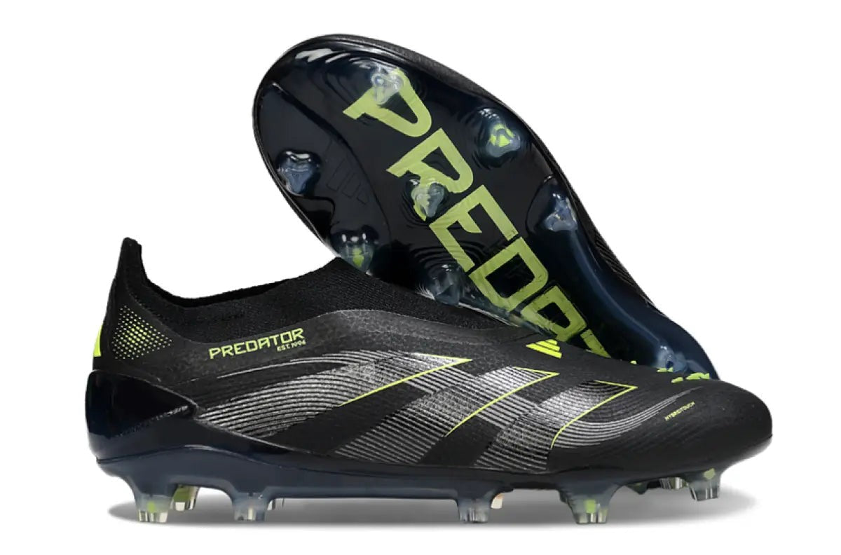 Predator Elite Laceless FG Black/Green HappyKiks